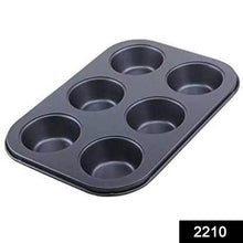 Non-Stick Reusable Cupcake Baking Slot Tray for 6 Muffin Cup - dailyneed.life