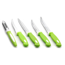 Stainless Steel Knife & Peeler Set with Stand - 6 Pcs - dailyneed.life