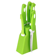 Stainless Steel Knife & Peeler Set with Stand - 6 Pcs - dailyneed.life