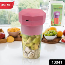 Portable Multifunctional Electric Juicer Cup, USB Juice Maker 6 blade (350 ML) - dailyneed.life