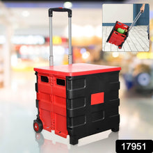 Foldable Shopping Grocery Trolley / Cart Travel Portable Food Basket (1 Pc) - dailyneed.life