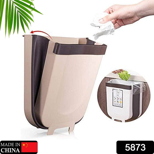 Hanging Trash Can for Kitchen Cabinet Door, Small Collapsible Foldable Waste Bins, Hanging Trash Holder for Bathroom Bedroom Office Car, Portable. - dailyneed.life