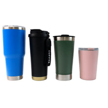 Premium Assorted Metal and Plastic Travel Mug Tumbler Cup (1 Pc / Mixed Design) - dailyneed.life