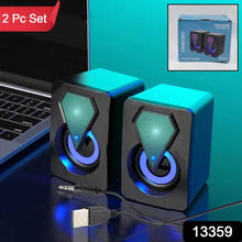 RGB Desktop Speakers, Plug, and Play USB Powered Speaker (2 Pc Set) - dailyneed.life
