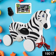 Zebra Pull Along Toy Baby Early Walking Pull Toy Rope Toy for Babies Walking Toy - dailyneed.life