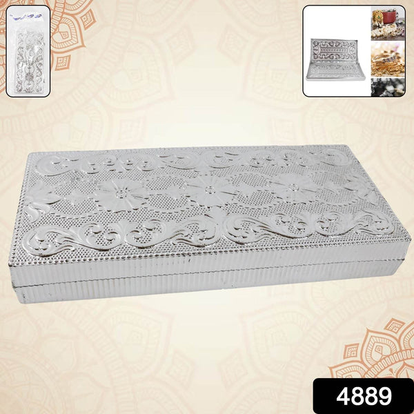 Multipurpose Rectangular Shaped Decorative Designer Gifting Cash Box (1 Pc / 20×9 Cm) - dailyneed.life