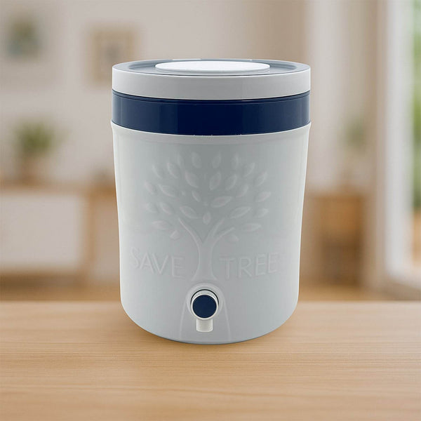 Insulated Water Jug with Tap (12000ml): Leakproof, Travel Cooler - dailyneed.life