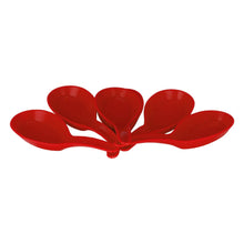 Microwave Safe, Unbreakable, Colorful Soup / Dessert Spoons, Food Grade Set of 6 Pcs, - dailyneed.life