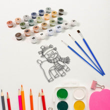 Paint by Number Kits 2 Set 21 Number Color, 6 paint brushes (2 Set) - dailyneed.life