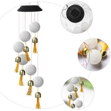 Solar Crystal Ball Wind Chime, Color Changing Solar Powered LED Hanging Wind Chime Light Mobile for Patio Yard Garden Home Outdoor Night Decor, Gifts - dailyneed.life