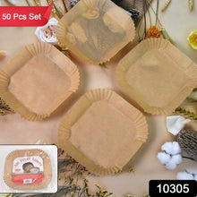 Square Air Fryer Disposable Paper Liner (50 Pcs Set / 160mmx45mm) - dailyneed.life