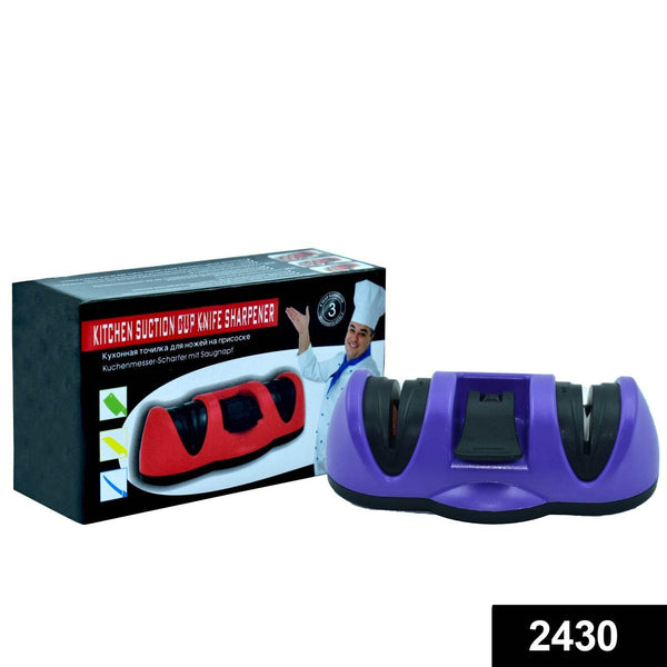 Manual Knife Sharpener 2 Stage Sharpening Tool for Ceramic Knife and Steel Knives - dailyneed.life