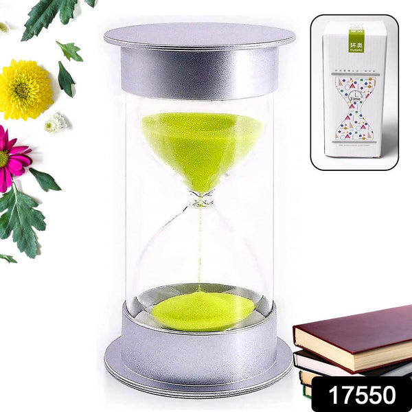 45-Minute Green Sand Timer – Hourglass Time Management Tool for Classroom & Games (Color : Green) - dailyneed.life