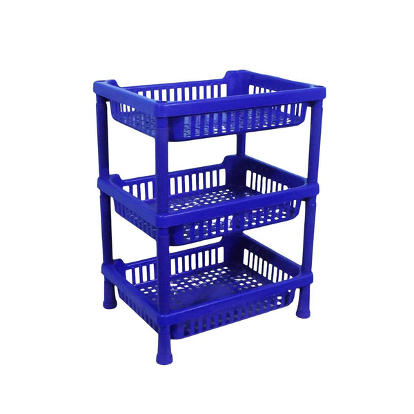 Multipurpose Plastic Storage Rack Oraganiser - 3 pcs - dailyneed.life