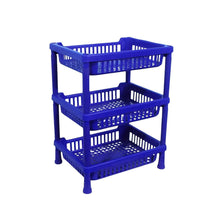 Multipurpose Plastic Storage Rack Oraganiser - 3 pcs - dailyneed.life