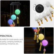 Solar Crystal Ball Wind Chime, Color Changing Solar Powered LED Hanging Wind Chime Light Mobile for Patio Yard Garden Home Outdoor Night Decor, Gifts - dailyneed.life