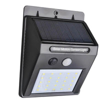 Solar Security LED Night Light for Home Outdoor / Garden Wall (Black) (30-LED Lights) - dailyneed.life