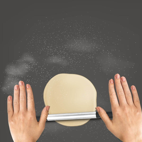 Kitchen Plastic Roti Maker Belan / Rolling Pin (Black) - dailyneed.life