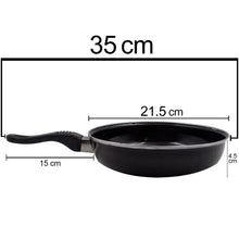 Induction Base Hard Anodized Tadka Fry Pan Nonstick - dailyneed.life