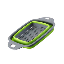 Silicone Square Plastic Folding Collapsible Durable Kitchen Sink Dish Rack - dailyneed.life