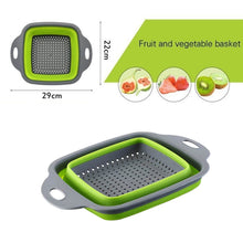 Silicone Square Plastic Folding Collapsible Durable Kitchen Sink Dish Rack - dailyneed.life