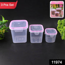 Kitchen Storage Container Set Of 3 Pcs (250, 500, 1000 ML) - dailyneed.life