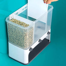 Easy Flow Cereal Dispenser for Kitchen 3 in 1 Push Button Wall Mount Container - dailyneed.life