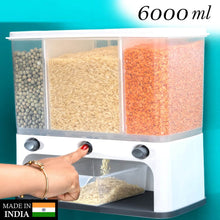 Easy Flow Cereal Dispenser for Kitchen 3 in 1 Push Button Wall Mount Container - dailyneed.life