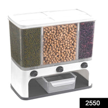 Easy Flow Cereal Dispenser for Kitchen 3 in 1 Push Button Wall Mount Container - dailyneed.life