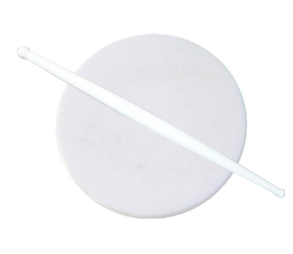 White Plastic Rolling Belan for Chapati Making - dailyneed.life