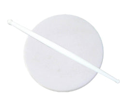 White Plastic Rolling Belan for Chapati Making - dailyneed.life