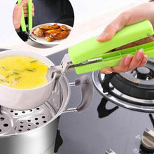 Stainless Steel Home Kitchen Anti-Scald Plate Take Bowl Dish Pot Holder - dailyneed.life