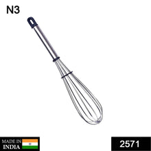 Stainless Steel Wire Whisk,Balloon Whisk,Egg Frother, Milk & Egg Beater (10 inch) - dailyneed.life