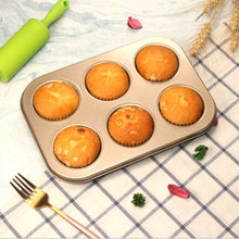 Round Shape Carbon steel Muffin Cupcake Mould Case Bakeware - dailyneed.life