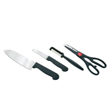 Stainless Kitchen Tool Set (Butcher Knife, Standard Knife, Peeler and Kitchen Scissor) - 4 Pcs - dailyneed.life