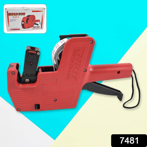 Handheld 8-Digit Plastic Price Tag Gun – Ideal for Retail & Market Price Tagging - dailyneed.life