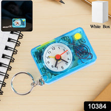 Mini Alarm Clock Keychain – 1PC Portable Quartz Analog Clock Key Ring - dailyneed.life