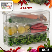 3 Fridge Storage Container, Fridge Organizer with Lid Stackable Fridge Storage Containers Plastic Freezer Storage Containers for Fish, Meat, Vegetables, Fruits, Pack of 3pcs, 1500ML Approx - dailyneed.life