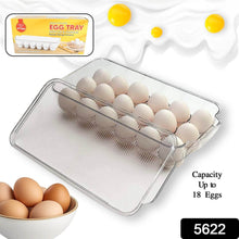 Plastic 18 Cavity Egg Storage Box Or Egg Trays For Refrigerator With Lid & Handles High Quality, Rectangular Egg Tray Box For 18 Egg (1 Pc) - dailyneed.life