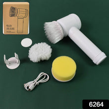 Portable Electric Cleaning Brush with 3 Replaceable Brush Heads (5 In 1) - dailyneed.life