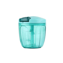 Manual Stainless Steel Compact Extra Sharp Hand Held Vegetable Chopper / Slicer with 5 Blades (750 ml) - dailyneed.life
