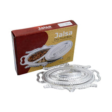 Plastic Peacock Dry Fruit Silver Finish Serving Tray - dailyneed.life