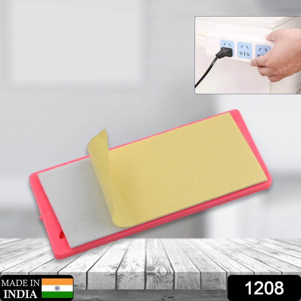 Self Adhesive No Hole Wall Mount, Reusable, Non Residue Plug Organizer For Home Office & Multiuse Device - dailyneed.life