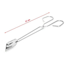31cm Multi-Functional Metal BBQ Tongs for Serving (Clamp, Durable) - dailyneed.life