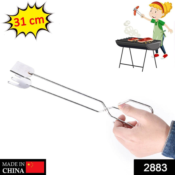 31cm Multi-Functional Metal BBQ Tongs for Serving (Clamp, Durable) - dailyneed.life