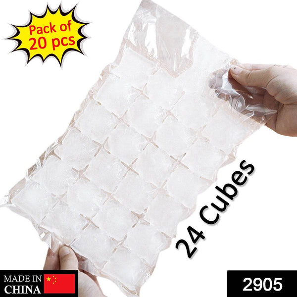 Disposable Ice Cube Bags, Stackable Easy Release Ice Cube Mold Trays Self-Seal Freezing Maker,Cold Ice Pack Cooler Bag for Cocktail Food Wine - dailyneed.life