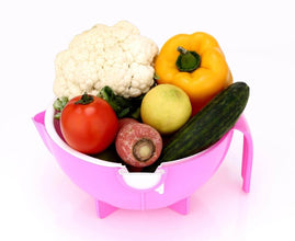 Multifunctional Vegetable Fruits Cutter Shredder with Rotating Drain Basket - dailyneed.life