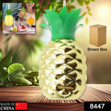 Plastic Pineapple Cups with Straw (1 Pc) - Party Favors, Hawaiian, Beach - dailyneed.life
