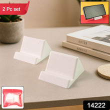 Compact Plastic Mobile Phone Holder Stand (2 Pc & Mix Color) - dailyneed.life