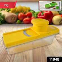 Big Multipurpose Vegetable and Fruit Slicer (Yellow / 1 Pc) - dailyneed.life